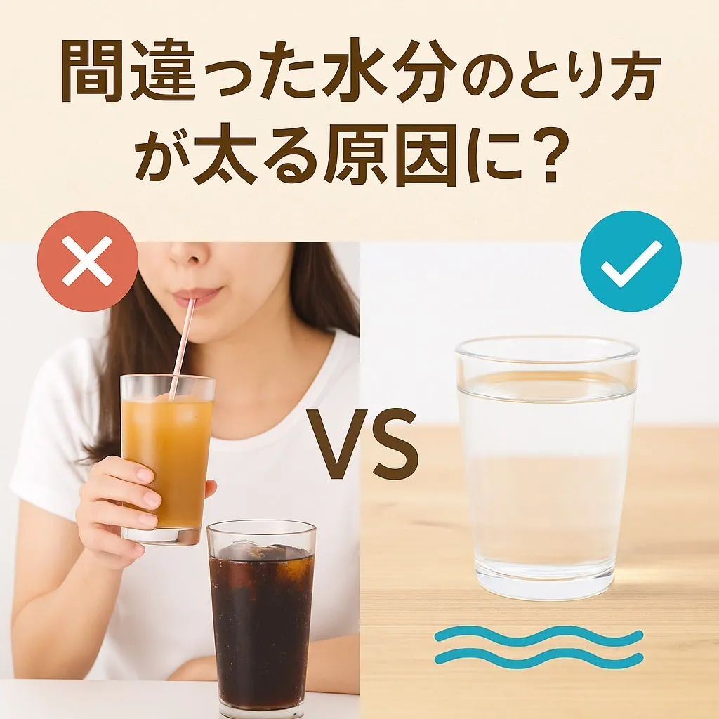 間違った水分のとり方が太る原因に？耳つぼ×栄養で整える水分習慣